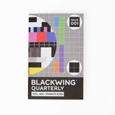Blackwing Quarterly issue cover with colorful abstract design on a white background