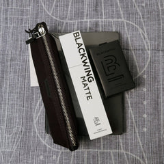 A Blackwing Furoshiki with a book and pencil A Blackwing Furoshiki with a book and pencil