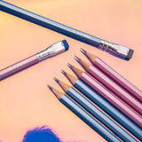 A group of Blackwing Pearl Pencils (Set of 12) on a vibrant surface.