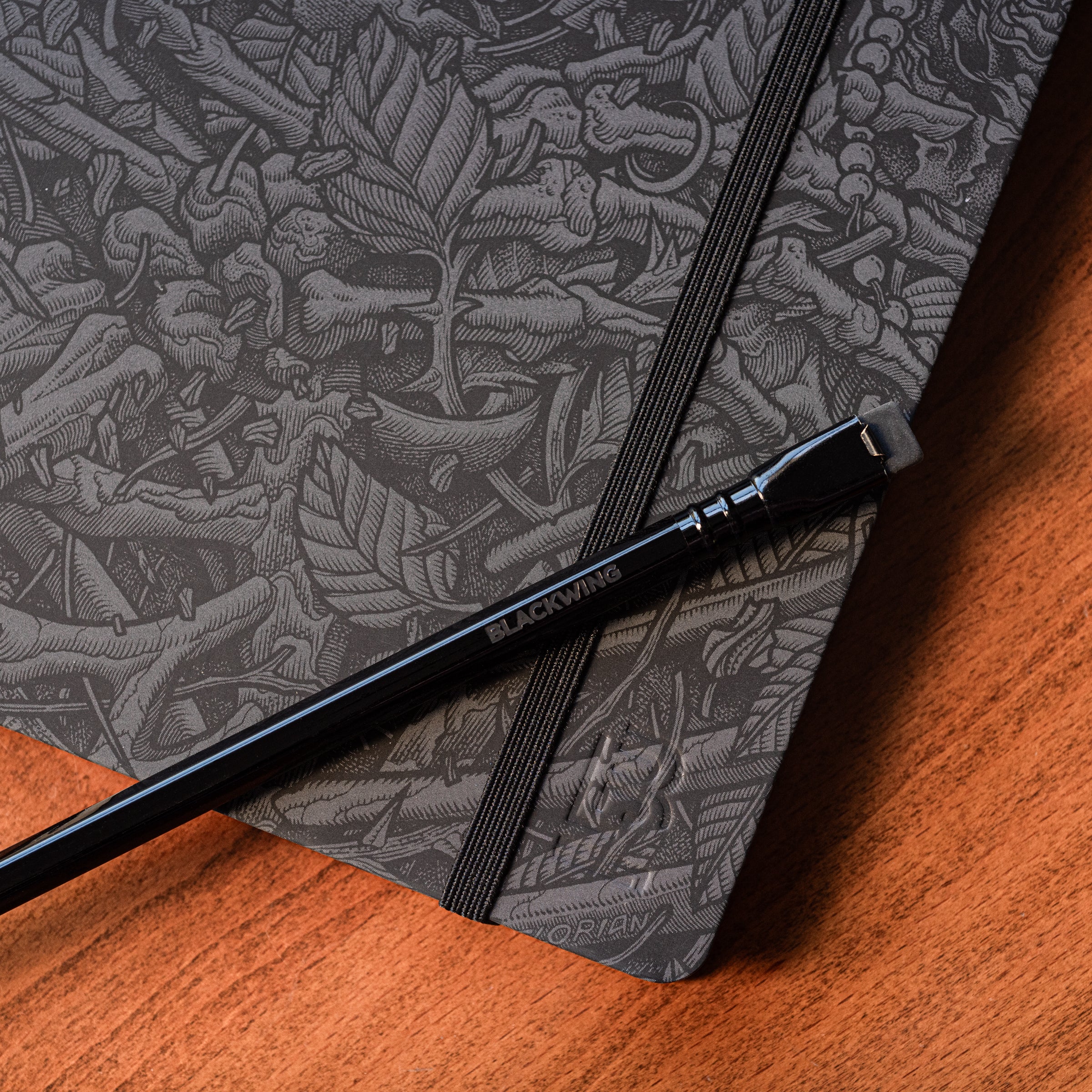 A Blackwing Artist Series Slate Notebook - Florian Bertmer on a notebook.