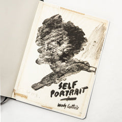 Blackwing Volume 223 Composition Book - Woody Guthrie Self Portrait on interior back cover Blackwing Volume 223 Composition Book - Woody Guthrie Self Portrait on interior back cover