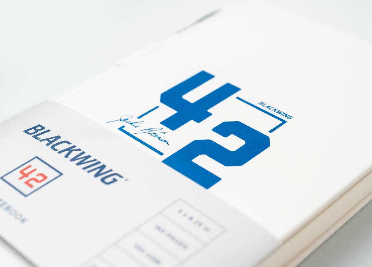 Blackwing Volume 42 White Slate Notebook - a tribute to Jackie Robinson Blackwing Volume 42 White Slate Notebook - a tribute to Jackie Robinson