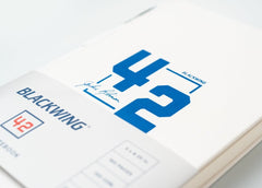 Blackwing Volume 42 White Slate Notebook - a tribute to Jackie Robinson Blackwing Volume 42 White Slate Notebook - a tribute to Jackie Robinson
