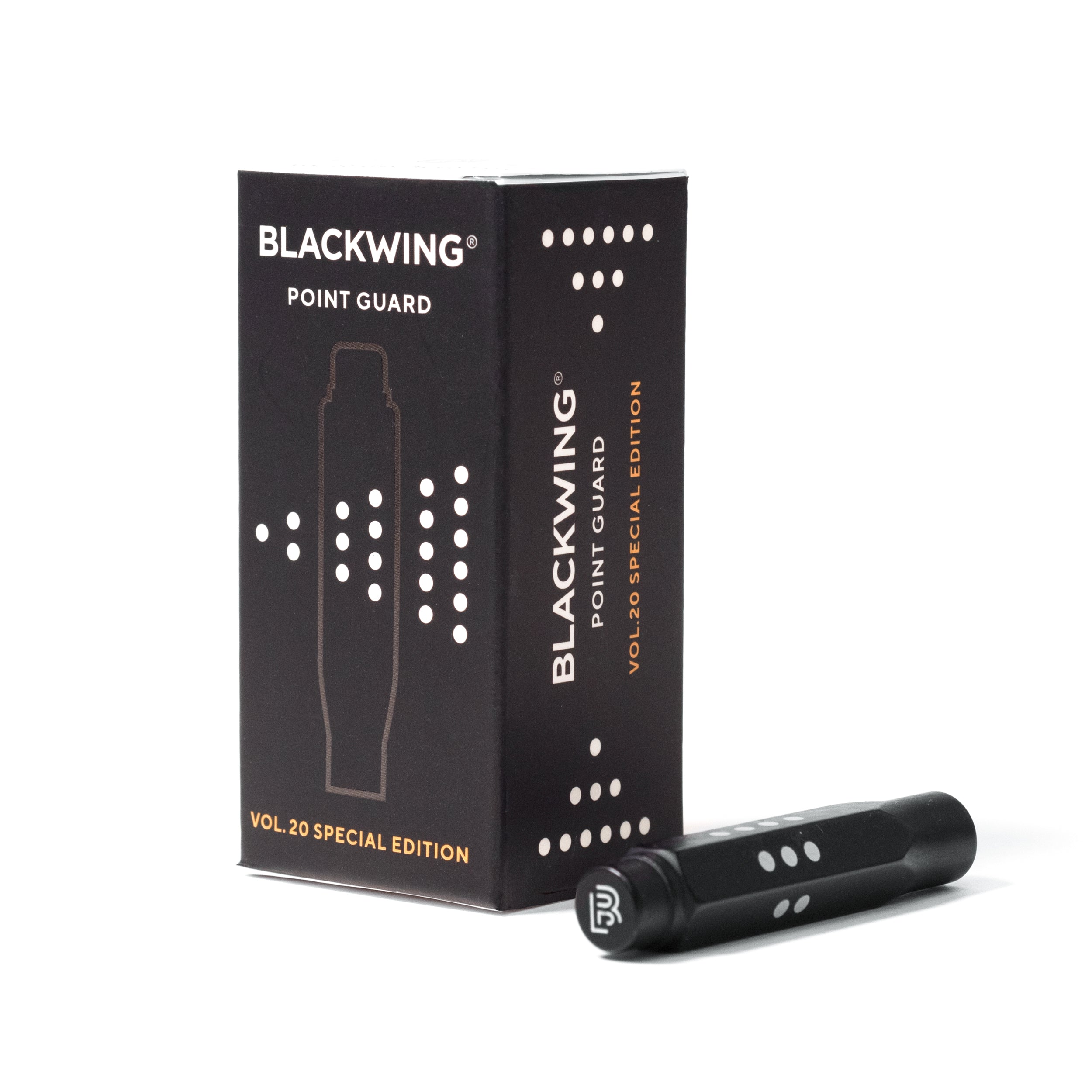 Blackwing Volume 20 - D6 Point Guard pencil cap with packaging, vol. 20 special edition - tabletop games.