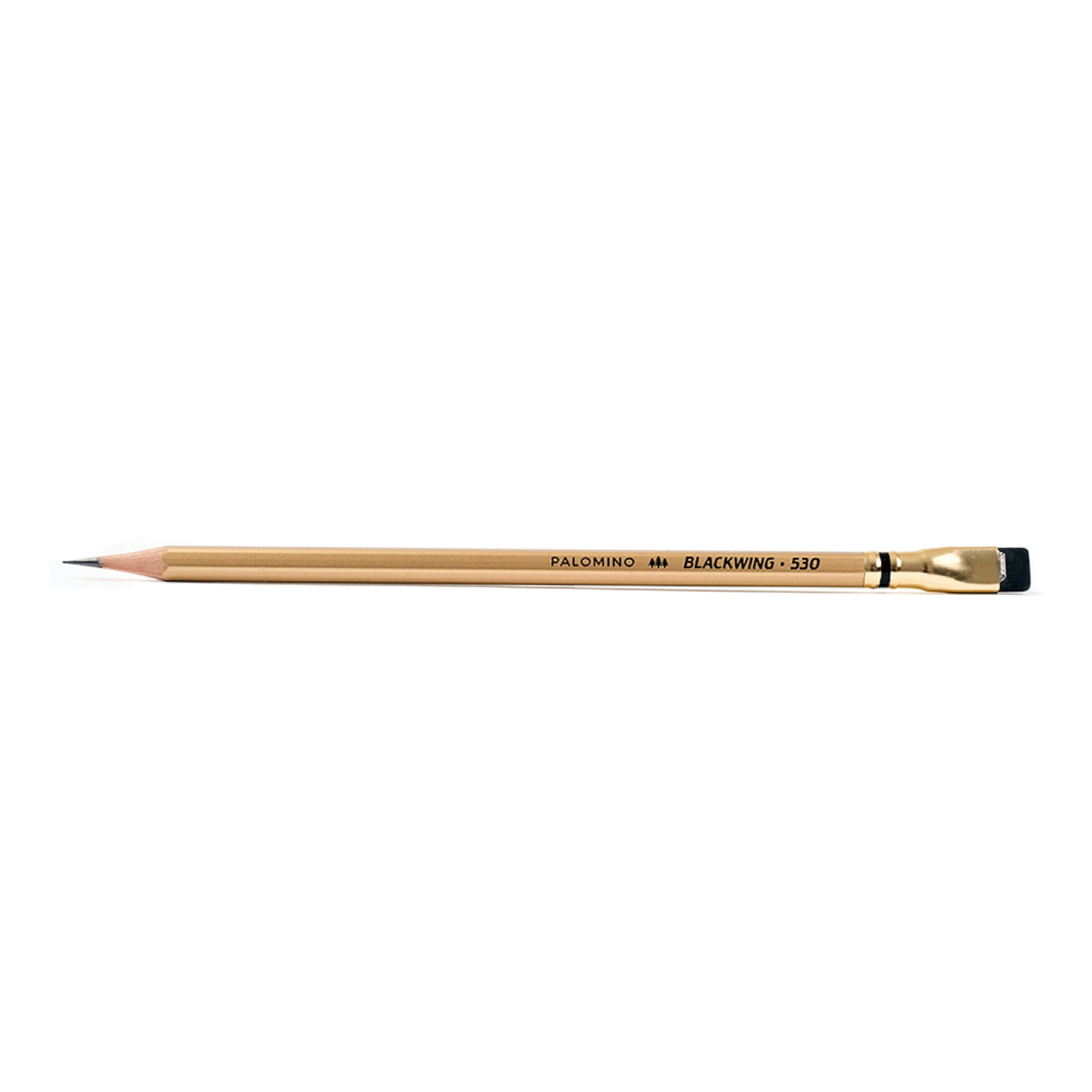 A Blackwing Volume 530 pencil set, inspired by the California Gold Rush, on a white background.