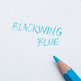 A Blackwing Blue pencil with a blue non-photo core, perfect for scans.