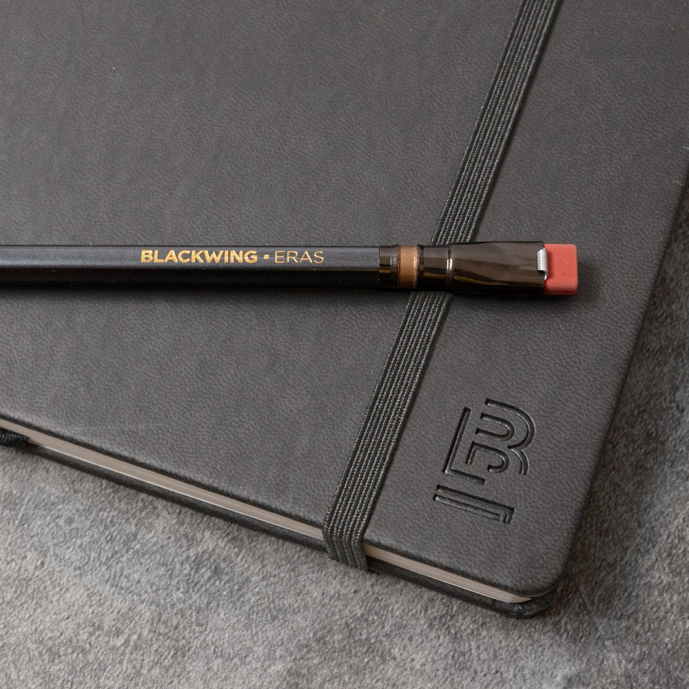 Blackwing Eras Pencil included with Blackwing Eras Slate Notebook Blackwing Eras Pencil included with Blackwing Eras Slate Notebook