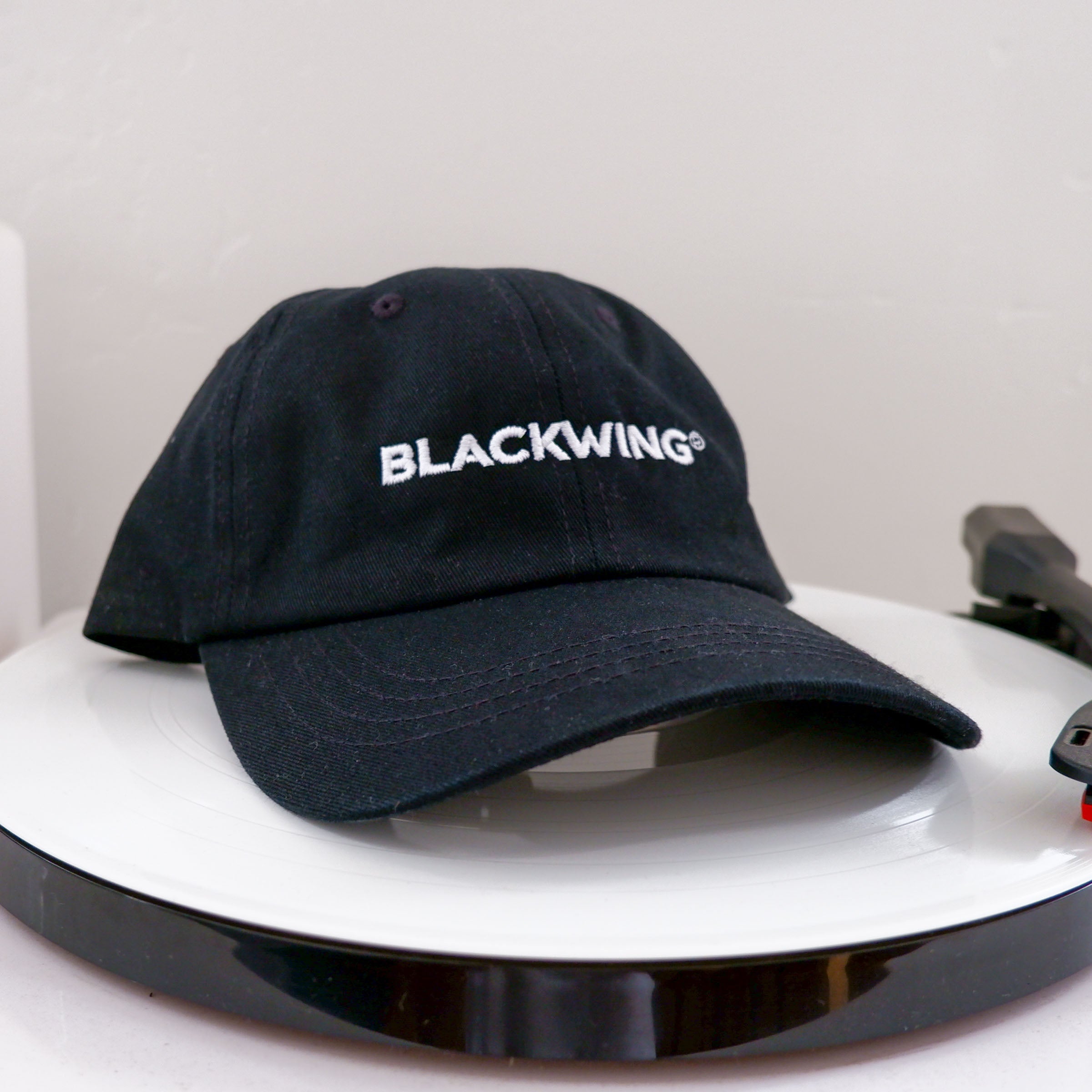 Embroidered Blackwing Logo dad hat.