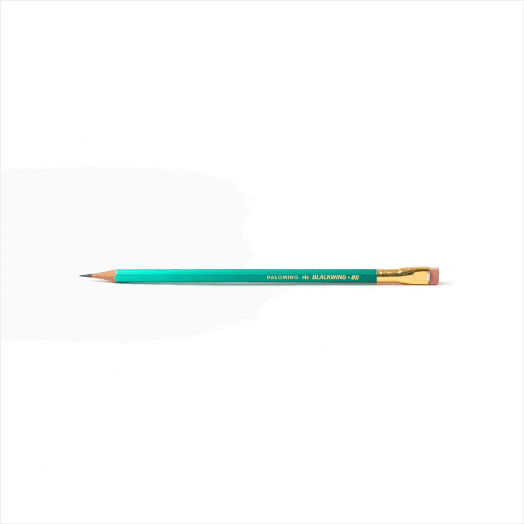 Blackwing Volume 811 - glow in the dark pencil demonstration gif Blackwing Volume 811 - glow in the dark pencil demonstration gif