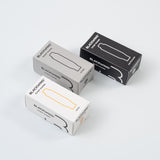 Three lightweight Blackwing Point Guard boxes sit on a white surface.