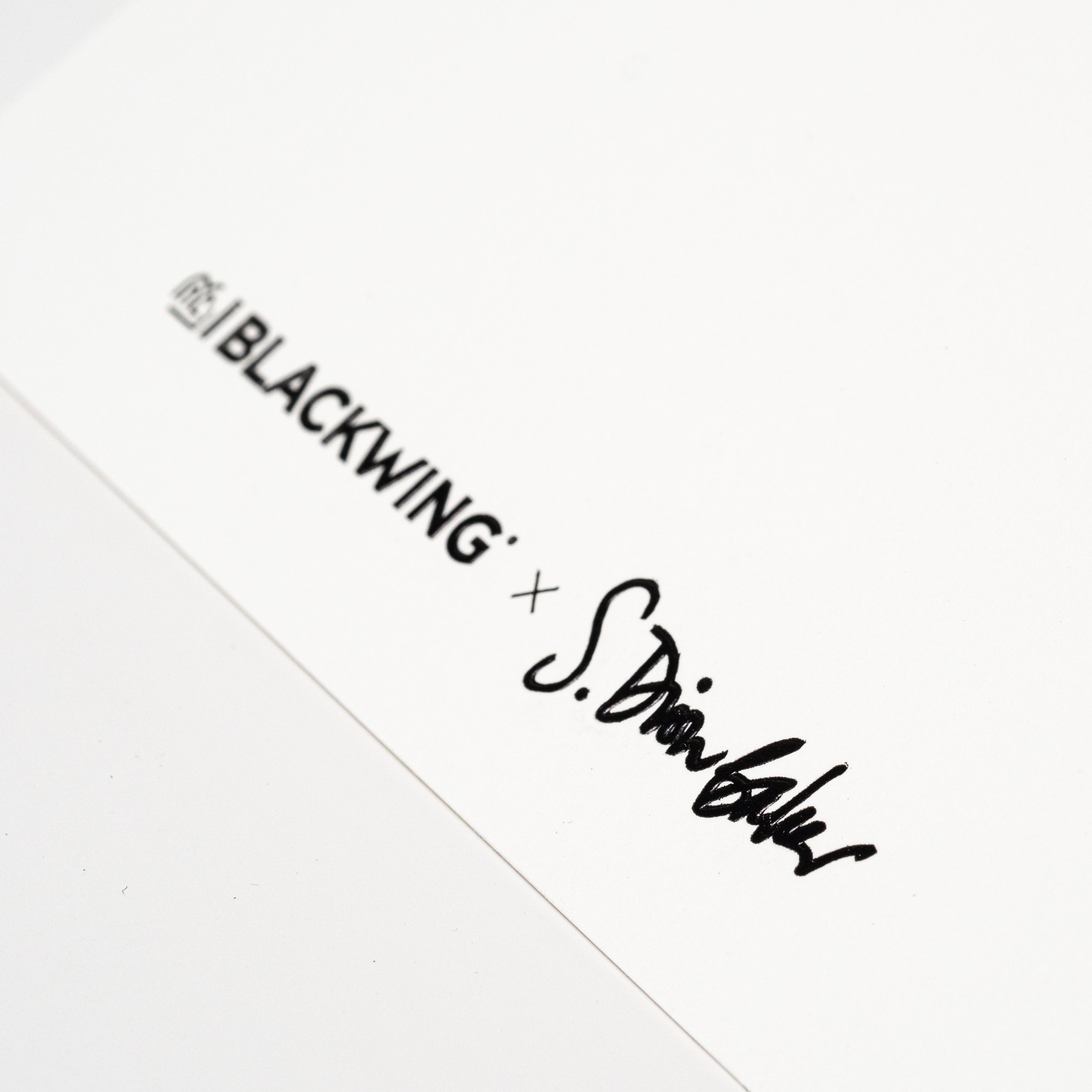 A close up of a limited edition Blackwing Volumes Notecard - Year 4 by Samantha Dion Baker.