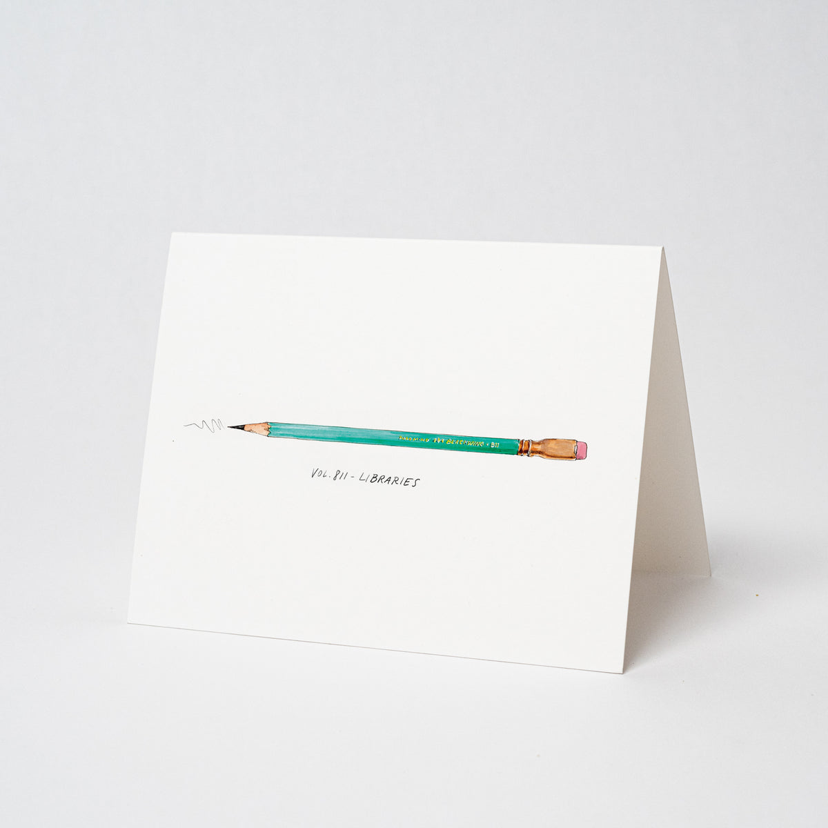 A limited edition Blackwing Volumes Notecards - Year 4 featuring a pencil drawing by Samantha Dion Baker.
