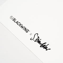 A close up of a limited edition Blackwing Volumes Notecards  A close up of a limited edition Blackwing Volumes Notecards