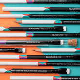 Blackwing Volume 192 pencils, symbolizing creativity and inspiration for songwriting like John Lennon and Paul McCartney.