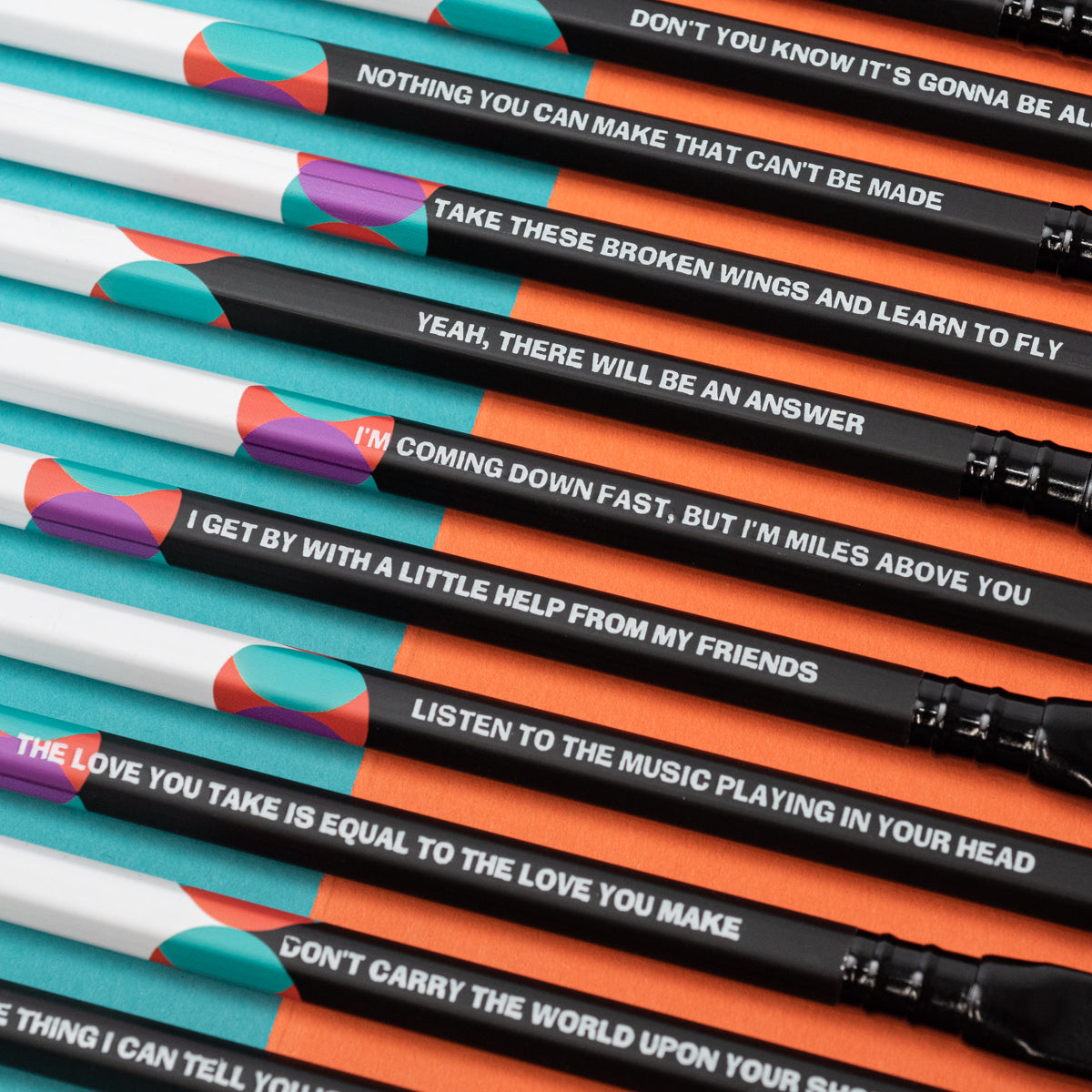 A Blackwing Volume 192 (Set of 12) with a quote from Lennon.