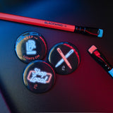 Blackwing Volume 6 Button Set - pack of 4. Show your support for independent businesses with these stylish accessories.