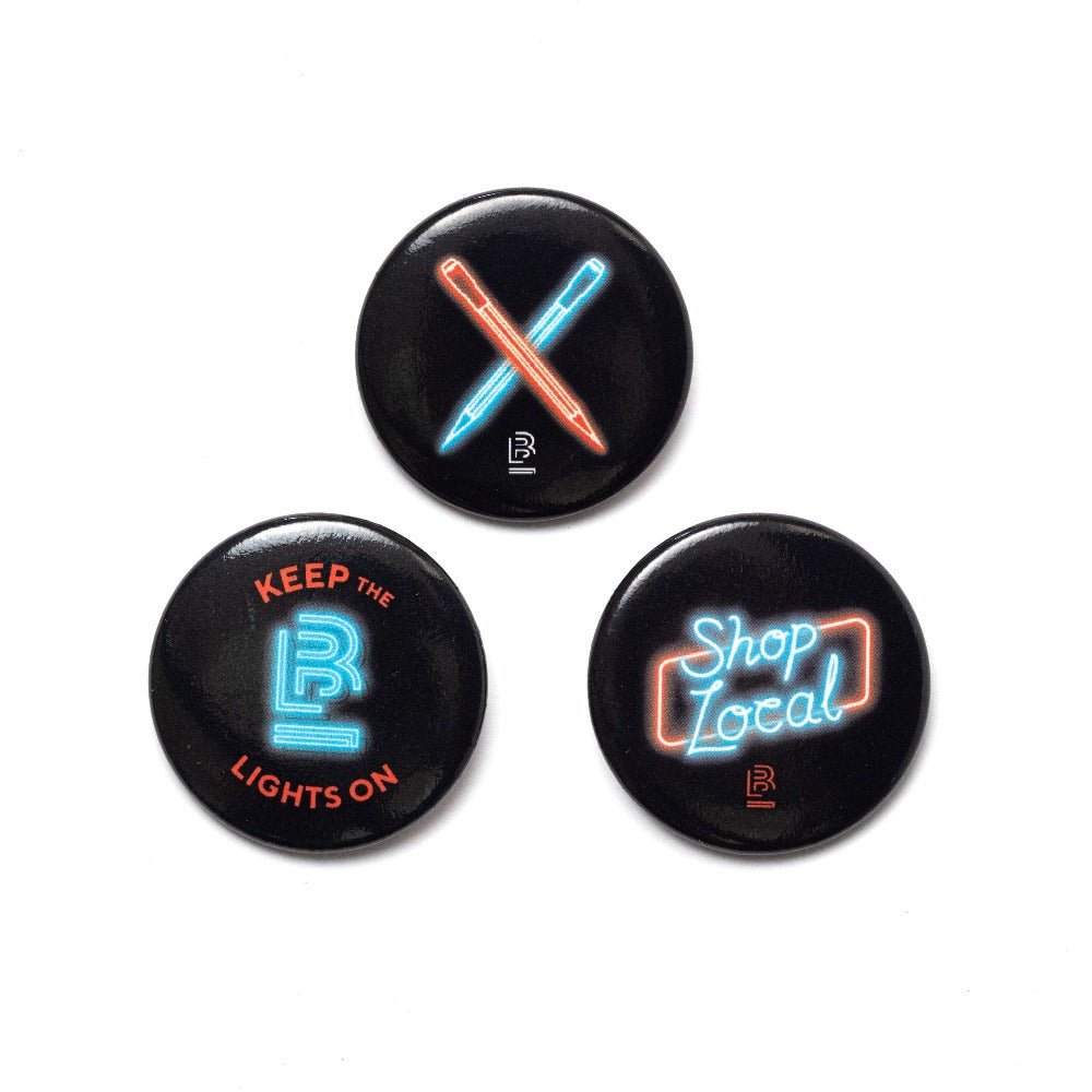 Three Blackwing Volume 6 Buttons Three Blackwing Volume 6 Buttons