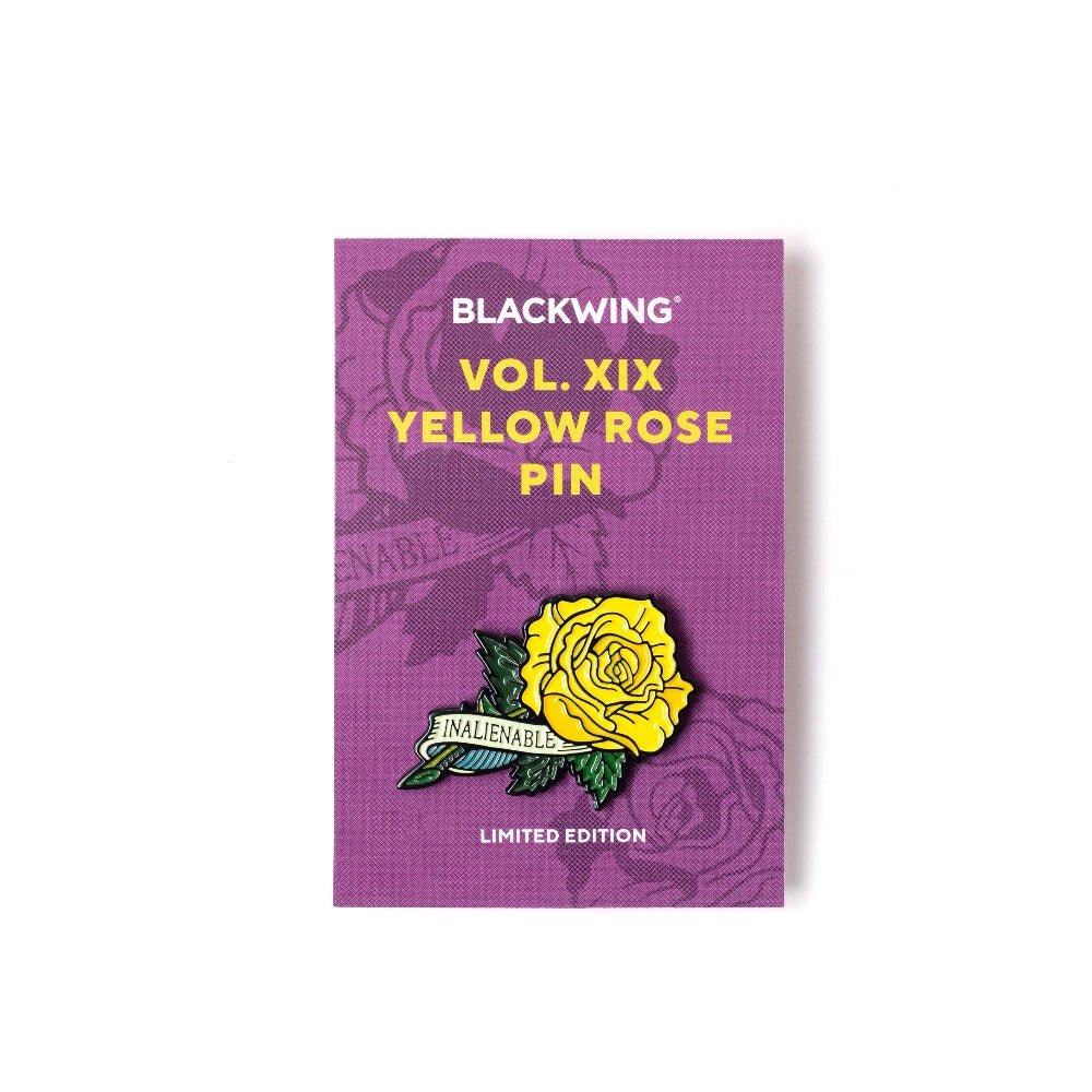 Blackwing XIX Yellow Rose Pin Blackwing XIX Yellow Rose Pin