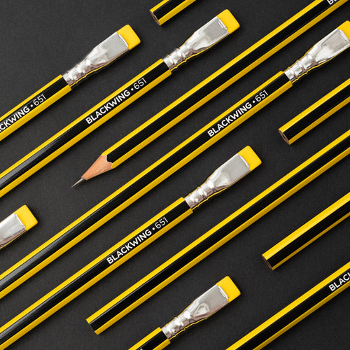 Blackwing Bruce Lee pencils, black and yellow