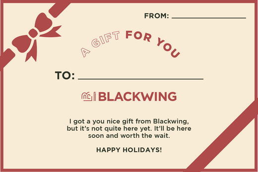 Blackwing Holiday Card