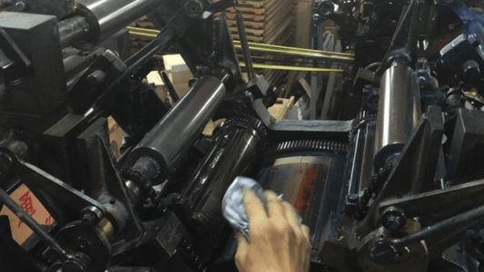 roll-on printing machine