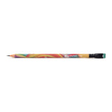 A Blackwing Volume 710 pencil (Set of 12) with a Grateful Dead pattern isolated on a white background.