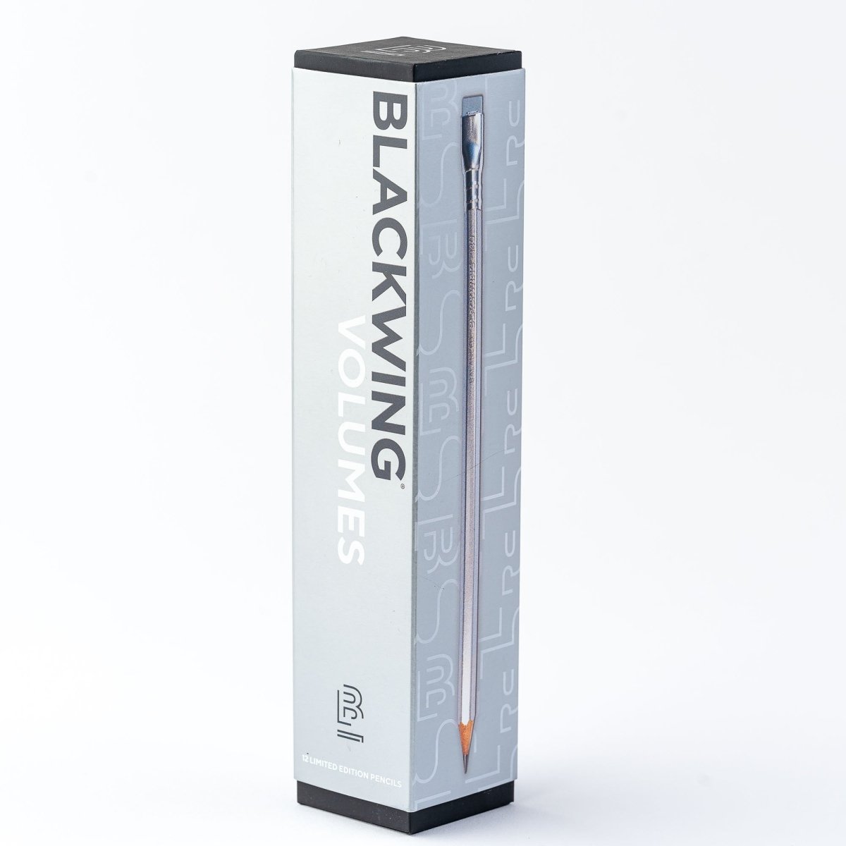 Blackwing Volume 140 silver pencil packaging