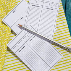 Blackwing Recipe Card back