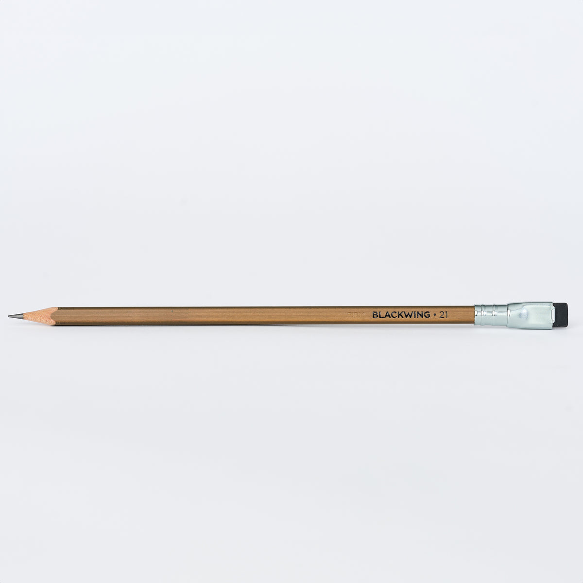 Blackwing Volume 21 woodworking pencil on a white background. 