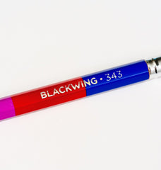 Blackwing 343 pencil with colorful design on a white background
