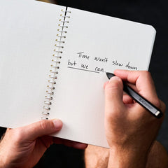 Blackwing A5 Spiral Notebook - White