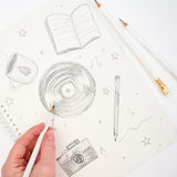Blackwing A4 Spiral Notebook - White