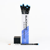 Blackwing x AEW Pencils inside of the packaging with the lid off