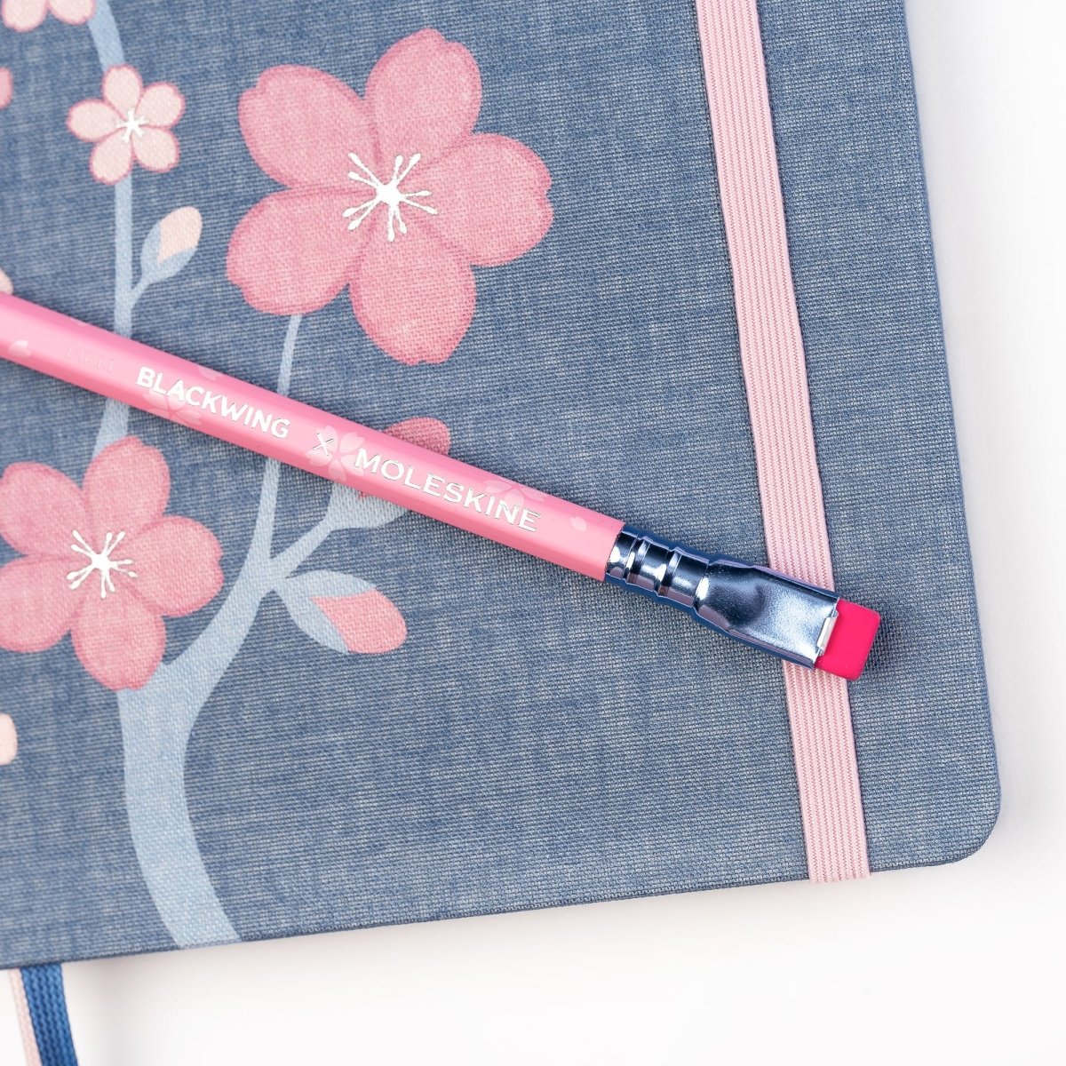 Blackwing x Moleskine Sakura Notebook and pencil