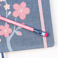 Blackwing x Moleskine Sakura Notebook and pencil