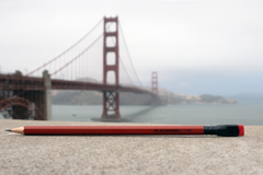 Golden Gate Bridge Pencil