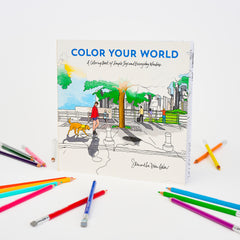 “Color Your World” Bundle (Book + Blackwing Colors - Set of 24)