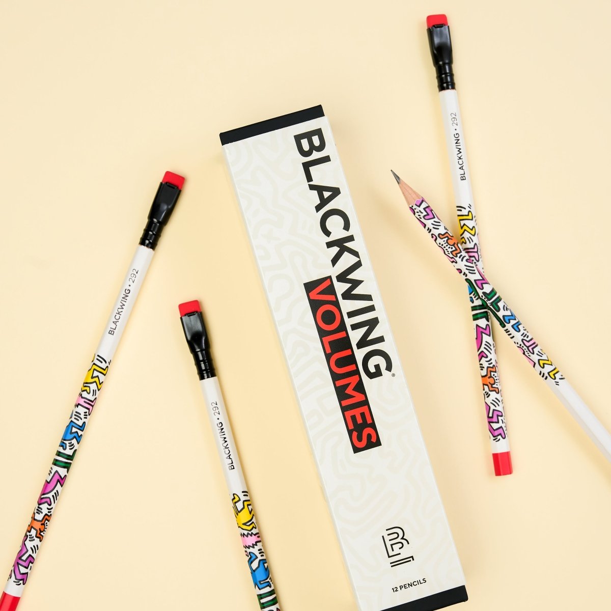 Blackwing Volume 292 Keith Haring pencils and packaging