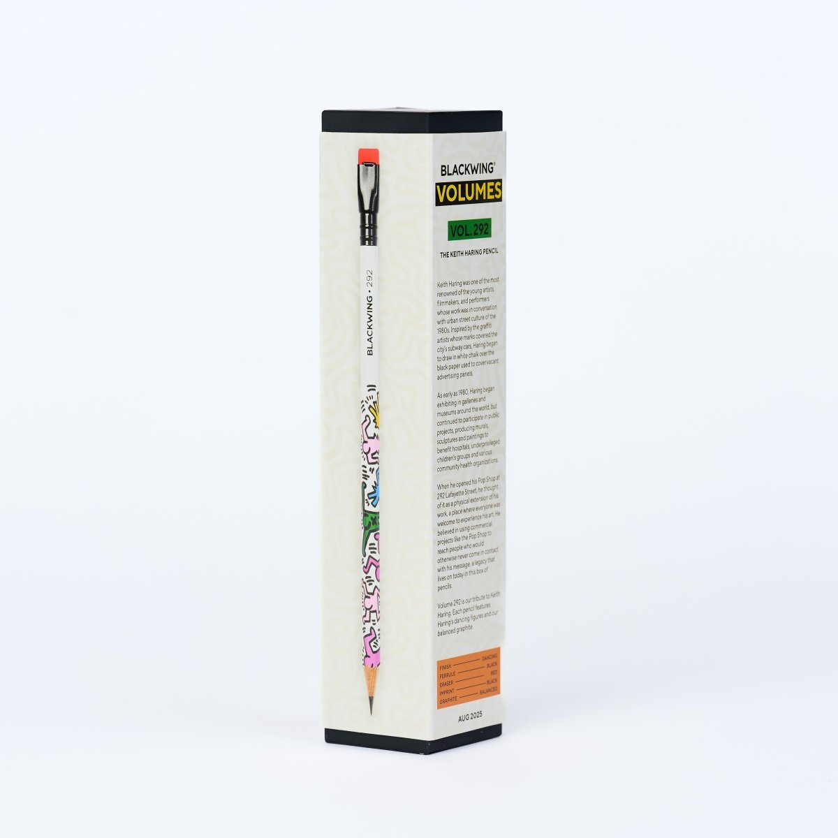 Blackwing Vol. 292 Keith Haring Pencil Packaging