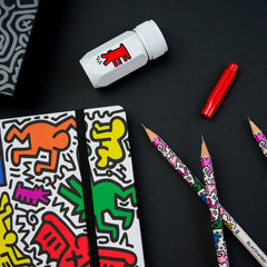 Blackwing Vol. 292 Keith Haring gift set on a black background