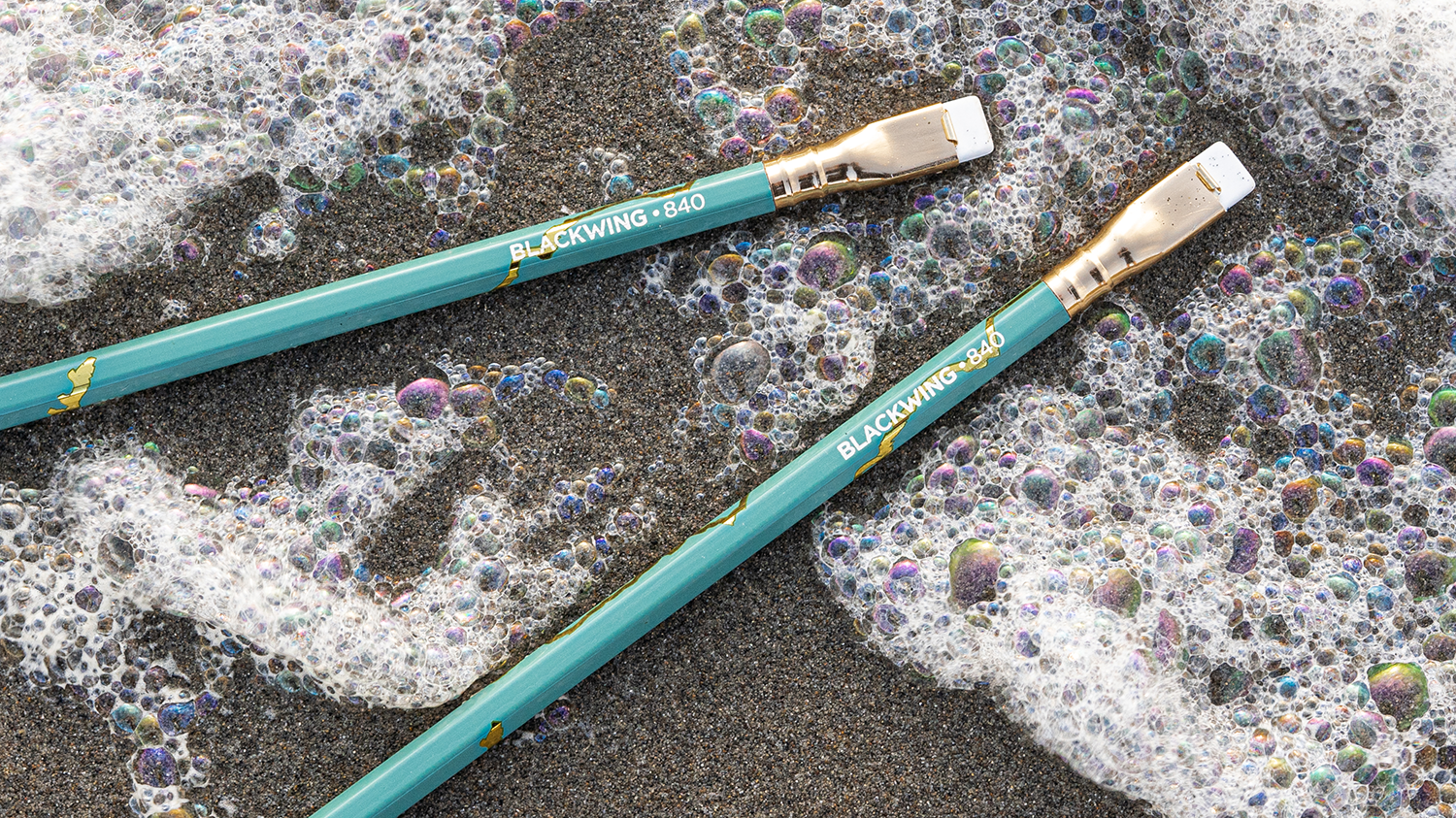 Blackwing Volume 840 Pencils near the ocean