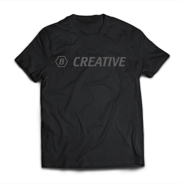 "Be Creative" T-Shirt - Black