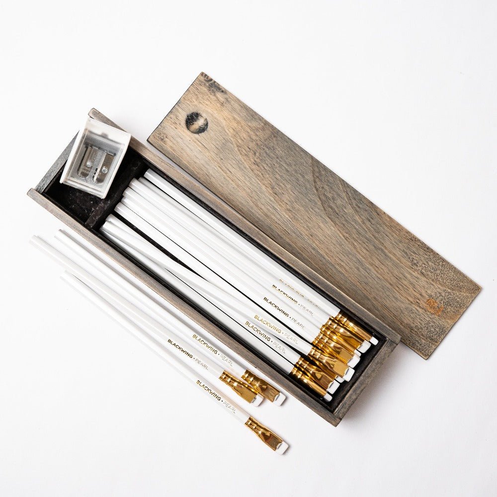 Blackwing Rustic Box Set with pencils and sharpener