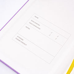 Blackwing XIX Slate Notebook - Inside cover